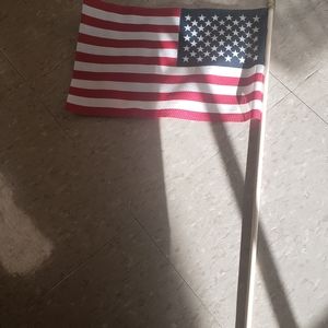 USA Flag for Home Garden Decor Accent NWT